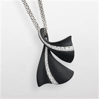 Collier Giorgio Visconti Femme GINKGO in Titane Diamante GB40495N